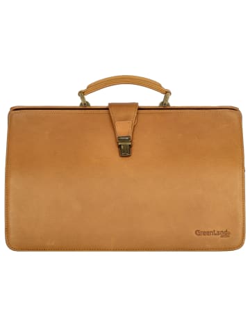 Greenland Nature Doktorkoffer Leder 40 cm in cognac
