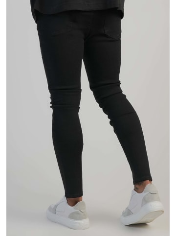 SikSilk Jeans Distressed Skinny - Skinny Fit - in Black