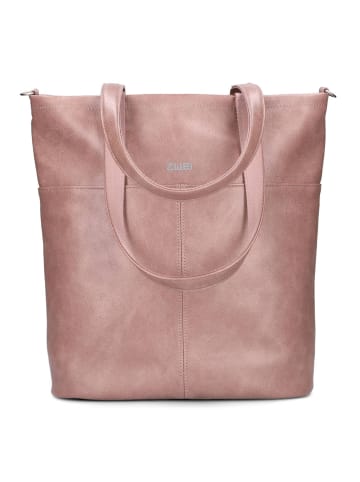 Zwei Mademoiselle.M Shopper Tasche 37 cm in blush