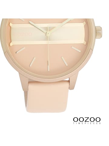 Oozoo Analog-Armbanduhr Oozoo Timepieces pink groß (ca. 42mm)