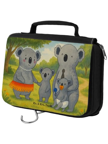 Mr. & Mrs. Panda Kosmetiktasche Koala Familie Design ohne Spruch in Weiß