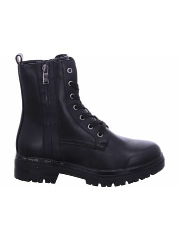Tom Tailor Schnürboot Warmfutter in schwarz