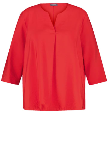 SAMOON Bluse 3/4 Arm in Power Red