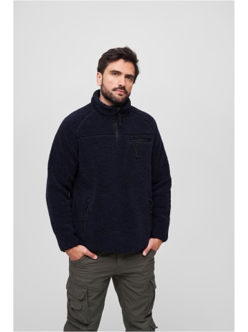 Brandit Zip-Kapuzenpullover in navy