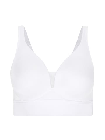 Jockey Bügelloser-BH Forever Fit V-Neck Molded Cup in Weiß