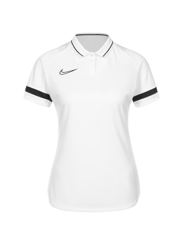 Nike Performance Poloshirt Academy 21 Dry in weiß / schwarz