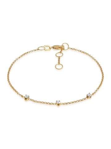 Elli DIAMONDS Armband 375 Gelbgold Diamant in Gold