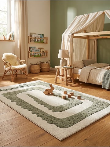 KADIMA DESIGN Teppich Kinderzimmer Kinder-Motiv Kinderzimmer pflegeleicht Spielzimmer in Creme