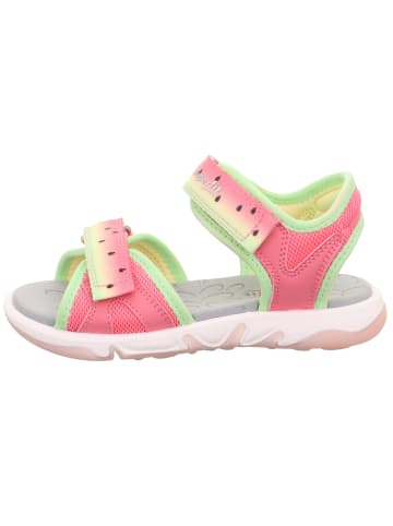 superfit Sandale PEBBLES in Rosa/Hellgrün