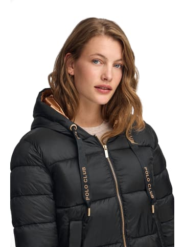 Polo Club Steppjacke in Schwarz