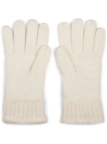 styleBREAKER Strickhandschuhe in Creme-Weiß