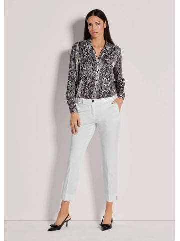 MADELEINE Chino-Hose mit Bügelfalten in perlweiß