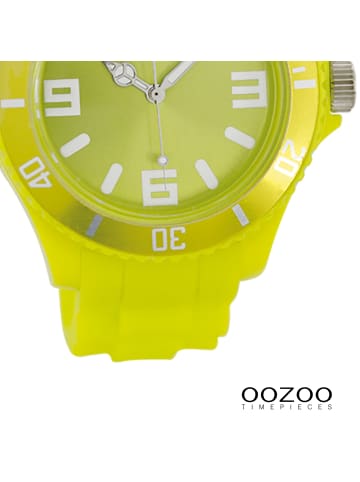 Oozoo Analog-Armbanduhr Oozoo Vintage Series gelb groß (ca. 43mm)