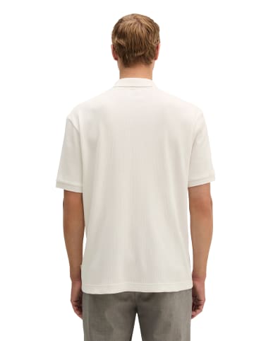 Marc O'Polo Poloshirt Rippjersey regular in Silky White