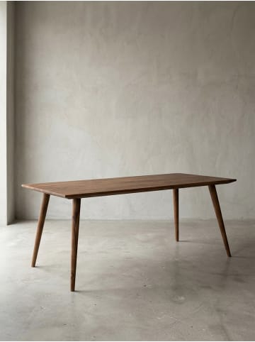 KADIMA DESIGN Esszimmertisch REPA 160 x 80 x 76 cm rustikal Massiv-Holz,