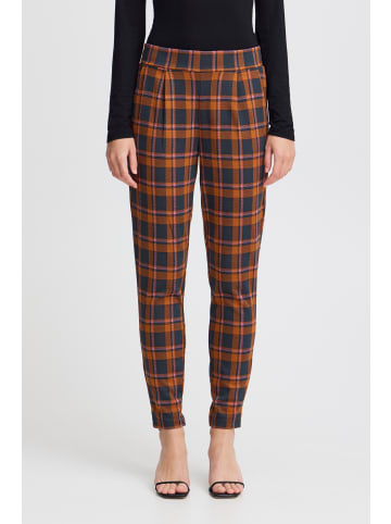 ICHI Casual IHKATE Regular fit in Total Eclipse Checko Jaquard