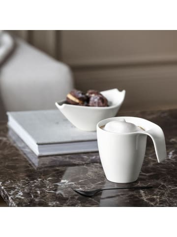 Villeroy & Boch 6er Set Kaffeebecher Flow in 280 ml in weiß