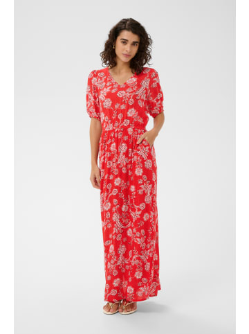Kaffe Kleid KAisolde Regular fit in Poppy Red Chalk Flower