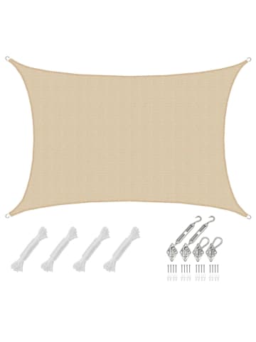 AMANKA Sonnensegel Namib 400 x 600 cm in beige