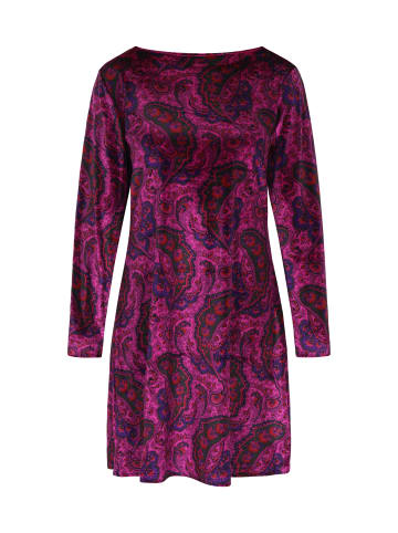 VIRITA Women Dress in Violet Multicolor