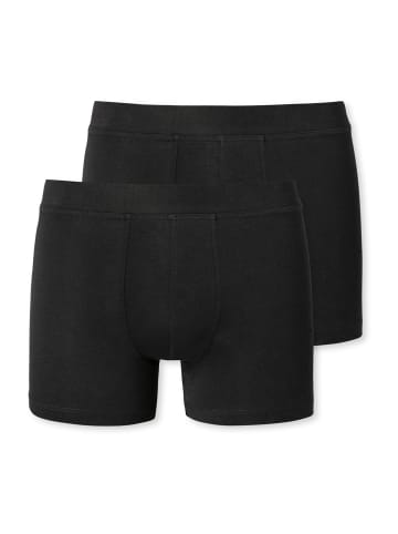 Schiesser Retroshorts 2er-Pack Basic Kids in Schwarz