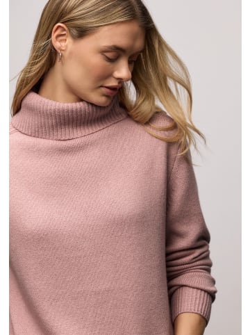 Street One Rollkragenpullover in Powder Pink Mel.