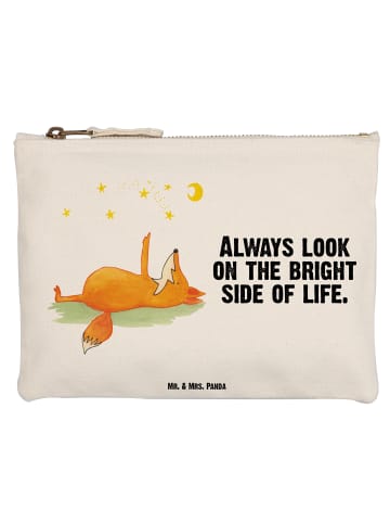 Mr. & Mrs. Panda kosmetiktäschchen Fuchs Sterne mit Spruch in Weiß
