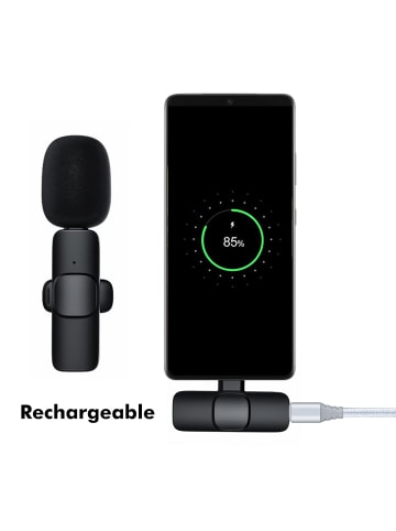 Platyne USB-C-Mikrofon in Schwarz