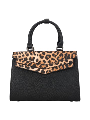 faina Women Handbag in Black Leo