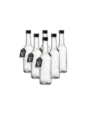 Ritzenhoff & Breker 6er Set Flaschen Mara 350 ml transparent in transparent