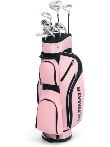 COSTWAY Golfschläger 10tlg. Set Damen in Rosa