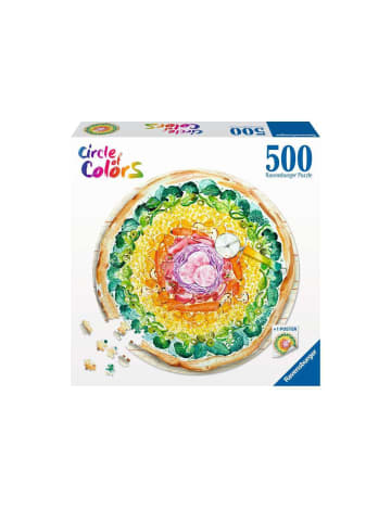 Ravensburger Puzzle 500 Teile Circle of Colors Pizza Ab 12 Jahre in bunt