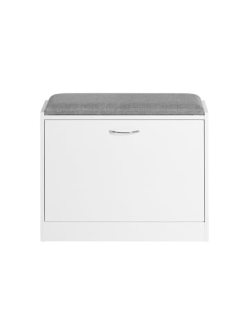 SoBuy Schuhbank in Hellgrau - (W) 24 x (H) 47 x (L) 57 cm