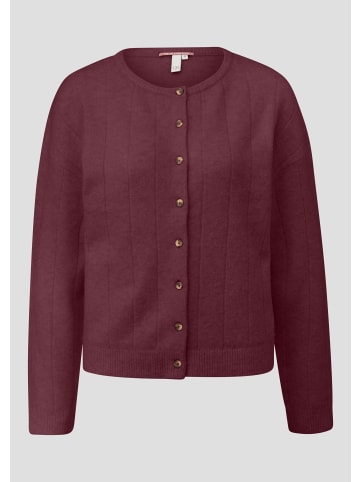 QS Strickjacke in 39W0_bordeaux