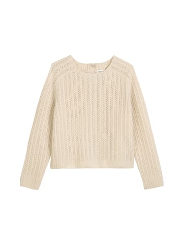 Marc O'Polo Ajour-Pullover loose in Light Oat