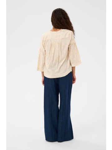 Soaked in Luxury Langarm-Bluse SLEneya Baggy fit in Parchment Ditsy Print