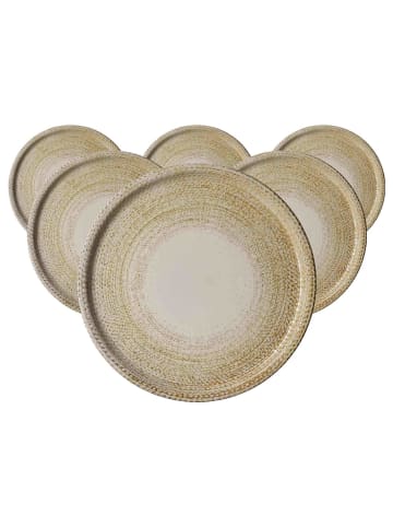 Ritzenhoff & Breker 6er Set Pizzateller Rimini ø 30 cm beige in beige