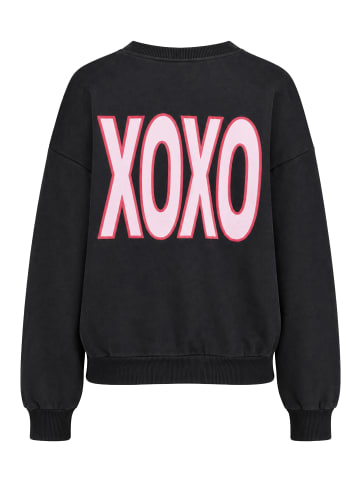 alife and kickin Rundhalspullover ElsaAK P in XOXO - black