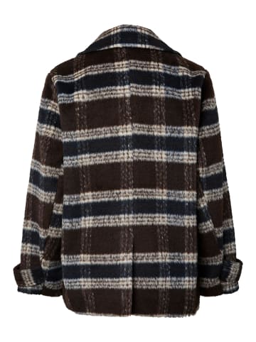 Pieces Jacke in Hot Fudge