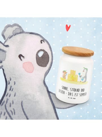 Mr. & Mrs. Panda Teedose Sommerfreude mit Spruch in Weiß