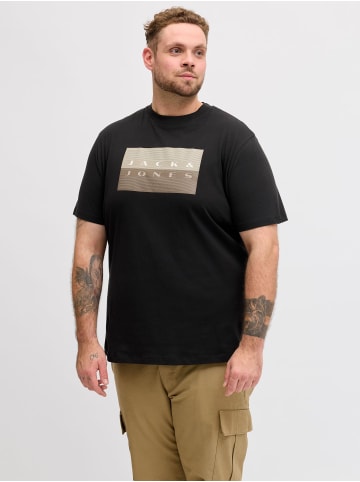 JACK & JONES PLUS T-shirt in Black