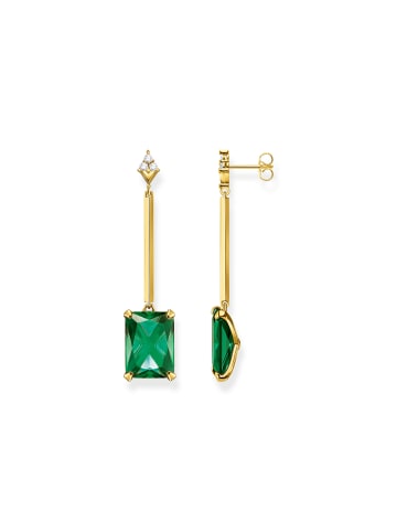 Thomas Sabo Ohrringe in gold, grün