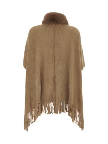 CHANI Damen Poncho in Beige