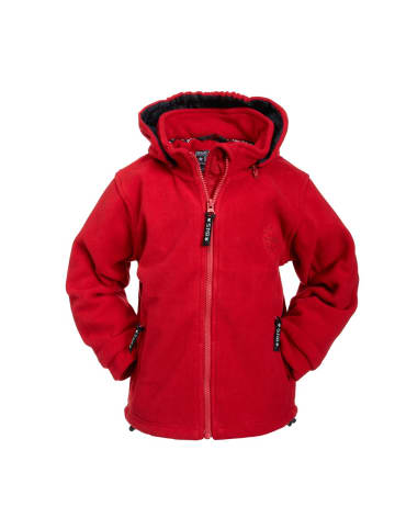BMS Kinder Fleecejacke/Fleecepullover in Rot