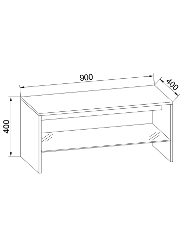 VCM  Sofatisch Couchtisch Glas Wisal in Schwarz