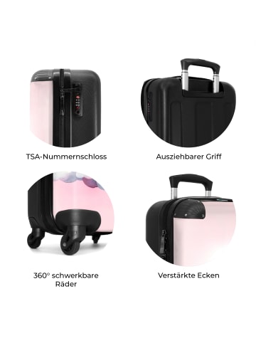 NoBoringSuitCases Suitcase, Handgepäck, Koffer, Trolley, Reisekoffer Rosa Einhorn- und