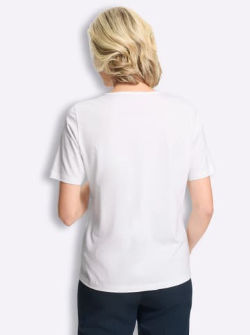 Sieh an! Kurzarm-Shirt in weiß