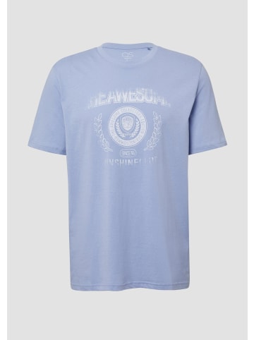 QS T-Shirt in 53D1_himmelblau