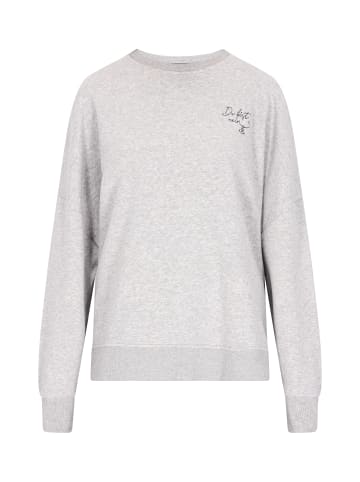DreiMaster Vintage Damen Sweatshirt in Grau Melange