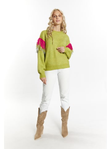 IZIA Damen Pullover in Limette